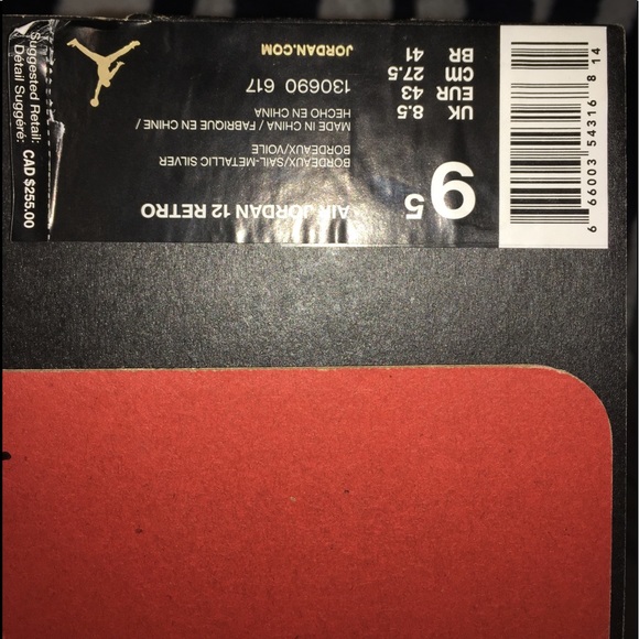 COPY - Jordan 12 Retro Bordeaux - Picture 2 of 4